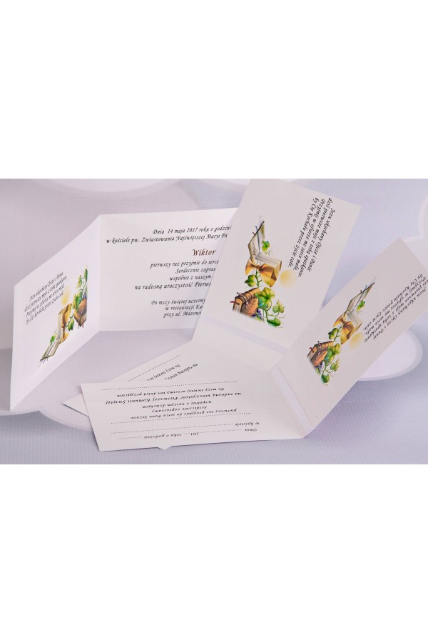 Personalized popular communion invitations - Ornament 1 (a,b,c) Personalized popular communion invitations - Ornament 1 (a,b,c) - obraz 3