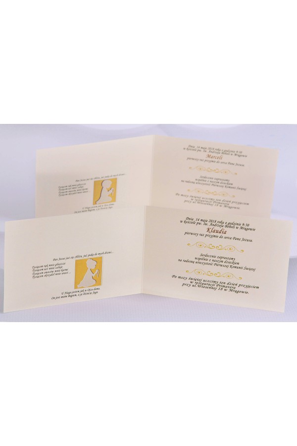 Personalized popular communion invitations - Canvas 1 (a,c) - obraz 3