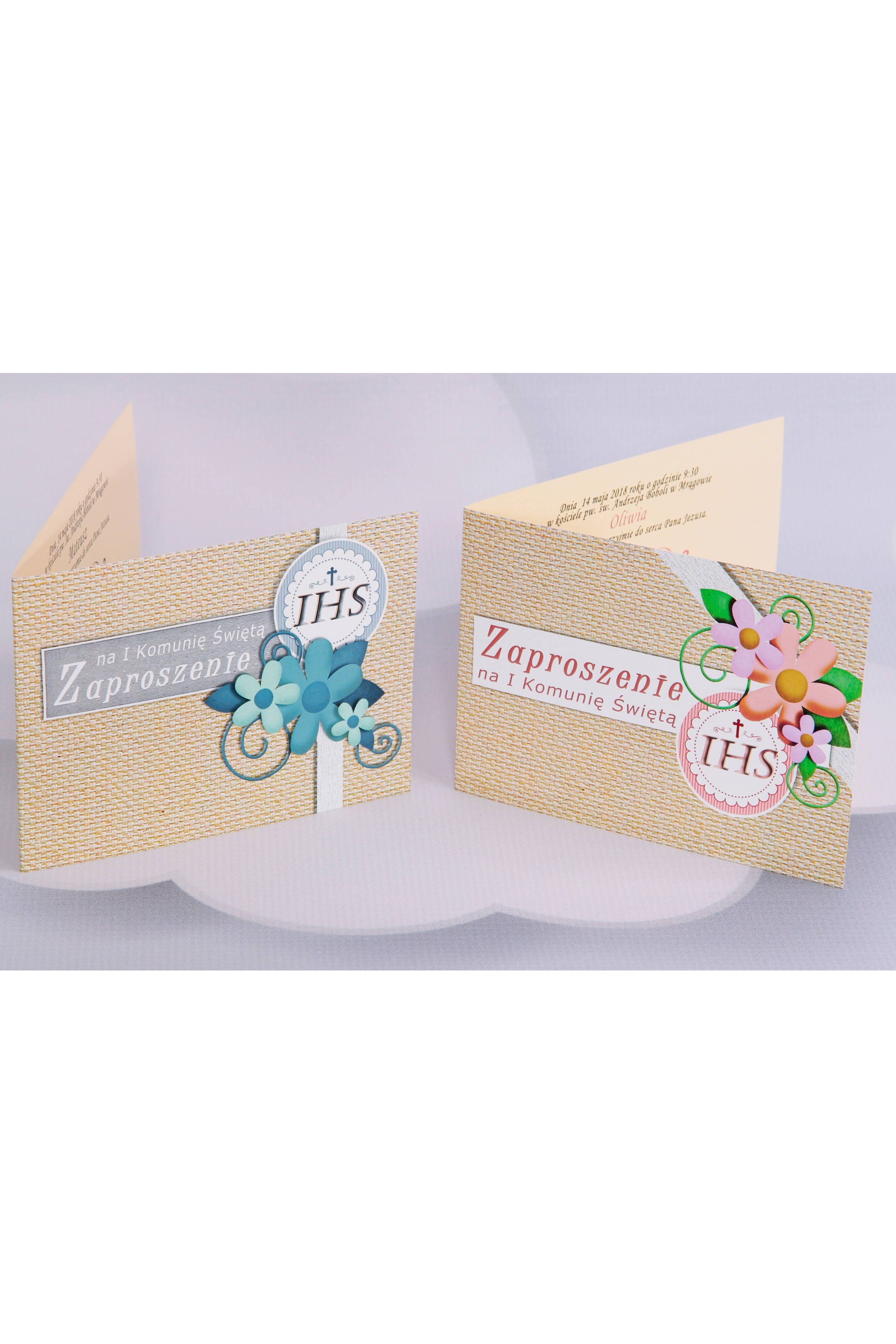 Personalized popular communion invitations - Canvas 2 (b,c) - obraz 1