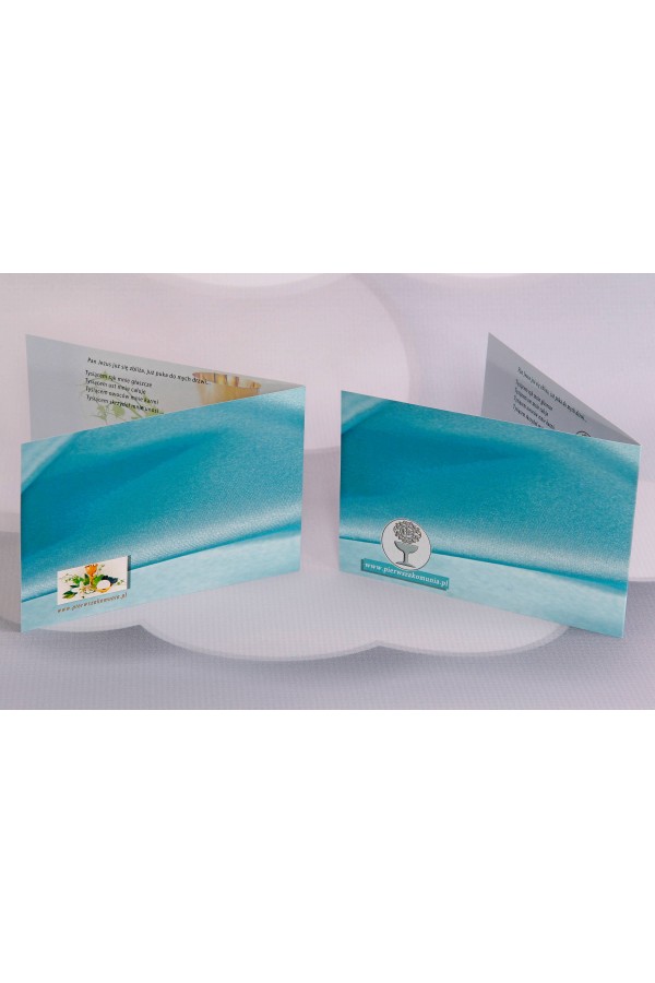 Personalized popular communion invitations - Satin 2 (c,d) Personalized popular communion invitations - Satin 2 (c,d) - obraz 2