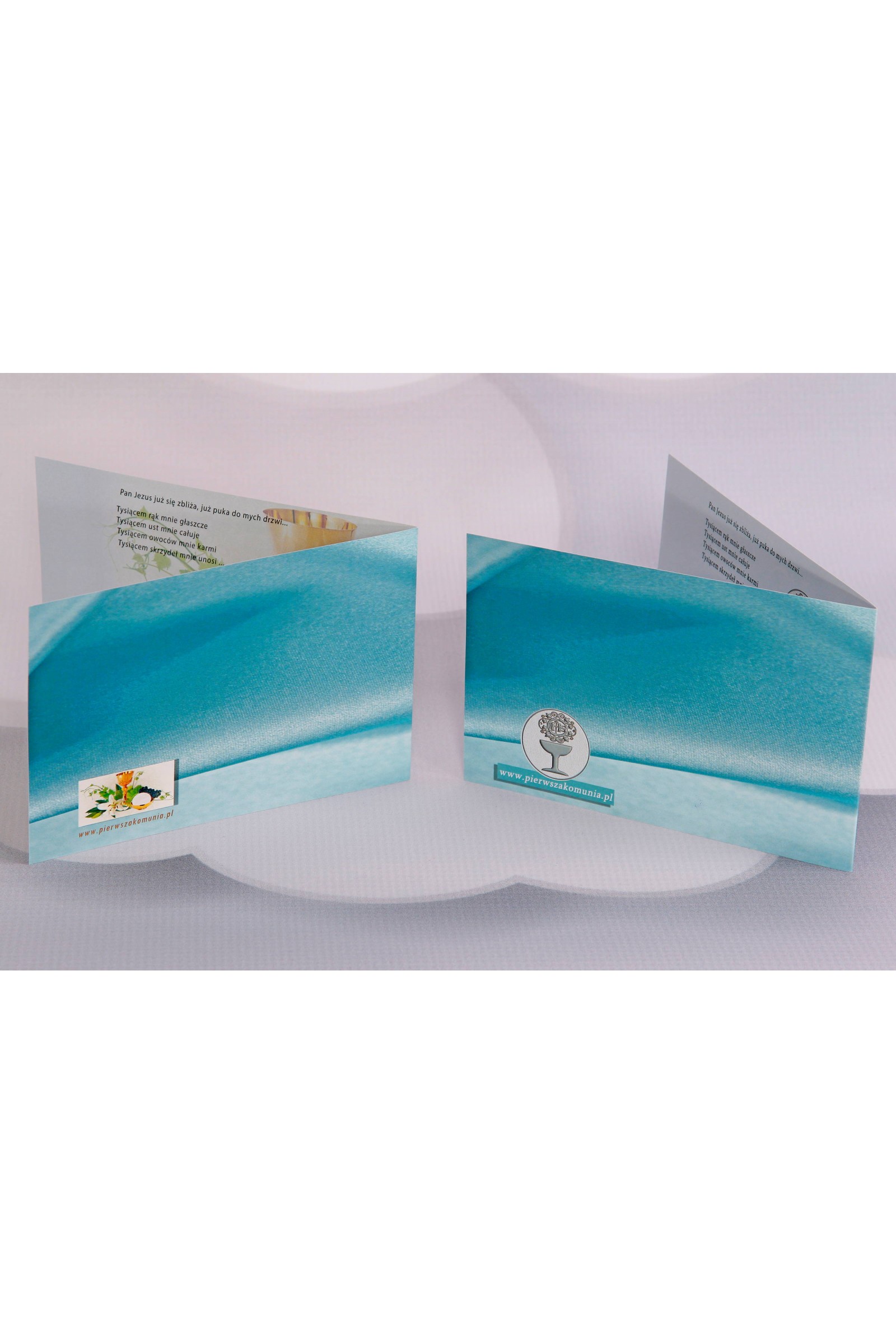 Personalized popular communion invitations - Satin 2 (c,d) Personalized popular communion invitations - Satin 2 (c,d) - obraz 2
