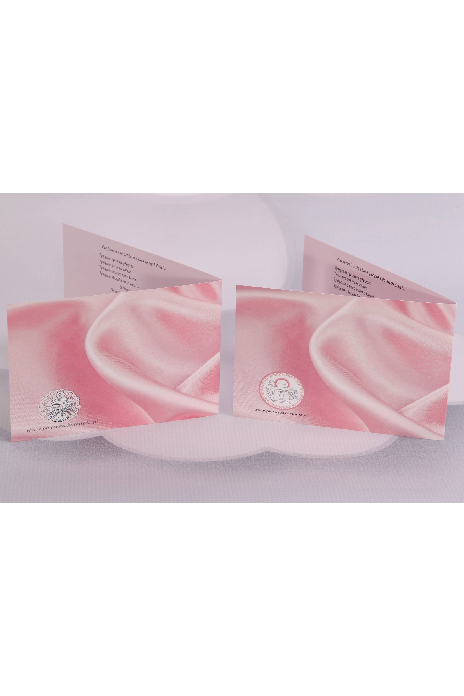 Personalized popular communion invitations - Satin 3 (c,d) Personalized popular communion invitations - Satin 3 (c,d) - obraz 2
