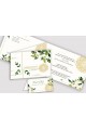 Personalized communion invitations and vignettes - White bouquet - obraz 1