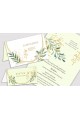 Personalized communion invitations and vignettes - Gold and twigs - obraz 1