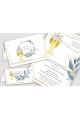 Personalized communion invitations and vignettes - Gold with a touch of navy blue - obraz 1