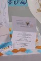 Personalized communion invitations and vignettes - Crystal blue - obraz 1