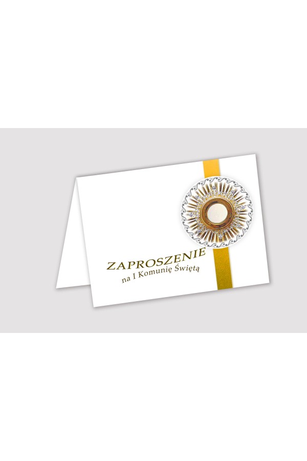 Personalized communion invitations from sets - Host - obraz 1