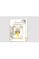 Personalized communion invitations from sets - Gold - obraz 1