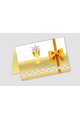 Personalized communion invitations from sets - Gold Lace - obraz 1