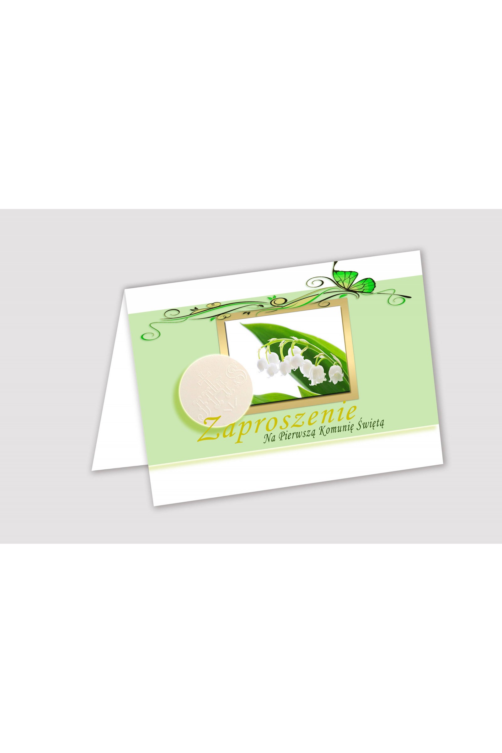 Personalized communion invitations from sets - Lily of the Valley Personalized communion invitations from sets - Lily of the Valley - obraz 1