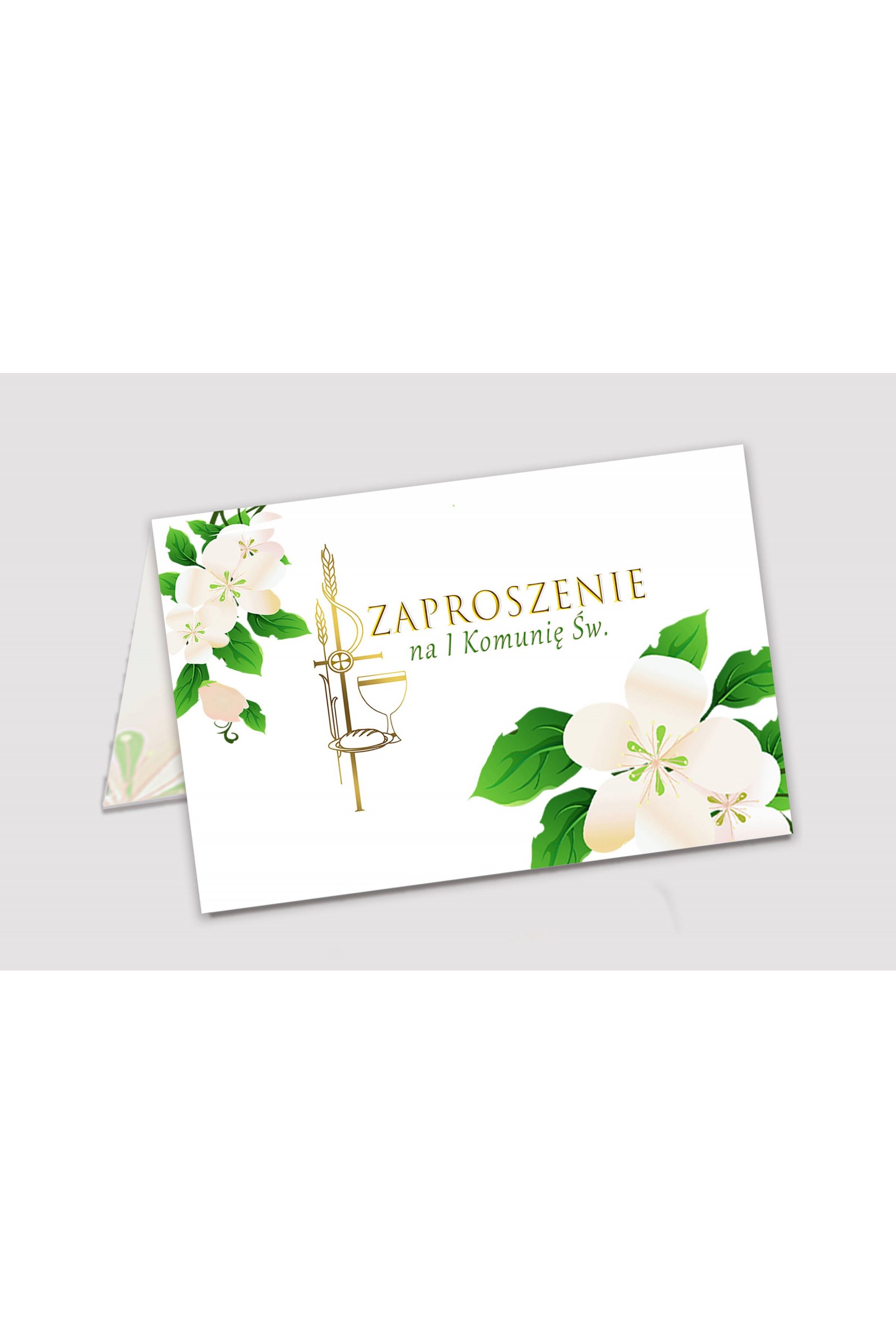 Personalized communion invitations from sets - Freshness of the morning Personalized communion invitations from sets - Freshness of the morning - obraz 1