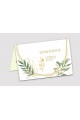 Personalized communion invitations from sets - Gold and twigs - obraz 1