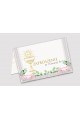 Personalized communion invitations from sets - Violets watercolor - obraz 1