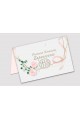 Personalized communion invitations from sets - Pink ribbon - obraz 1
