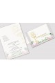 Personalized communion invitations from sets - Violets watercolor - obraz 2