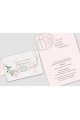 Personalized communion invitations from sets - Pink ribbon - obraz 2