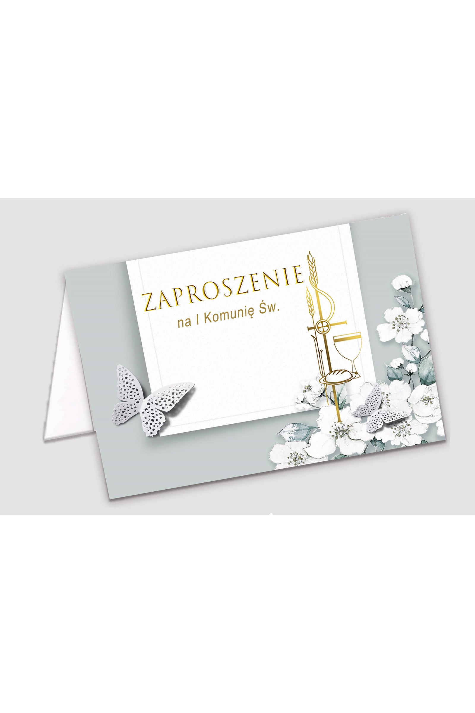 Personalized communion invitations from sets - Jasmine garden Personalized communion invitations from sets - Jasmine garden - obraz 1
