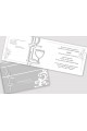 Personalized communion invitations from sets - White elegance - obraz 2