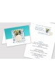 Personalized communion invitations from sets - Crystal blue - obraz 2