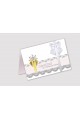 Personalized communion invitations from sets - Lace white - obraz 1