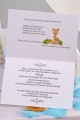 Personalized communion invitations from sets - Turquoise apple tree - obraz 3