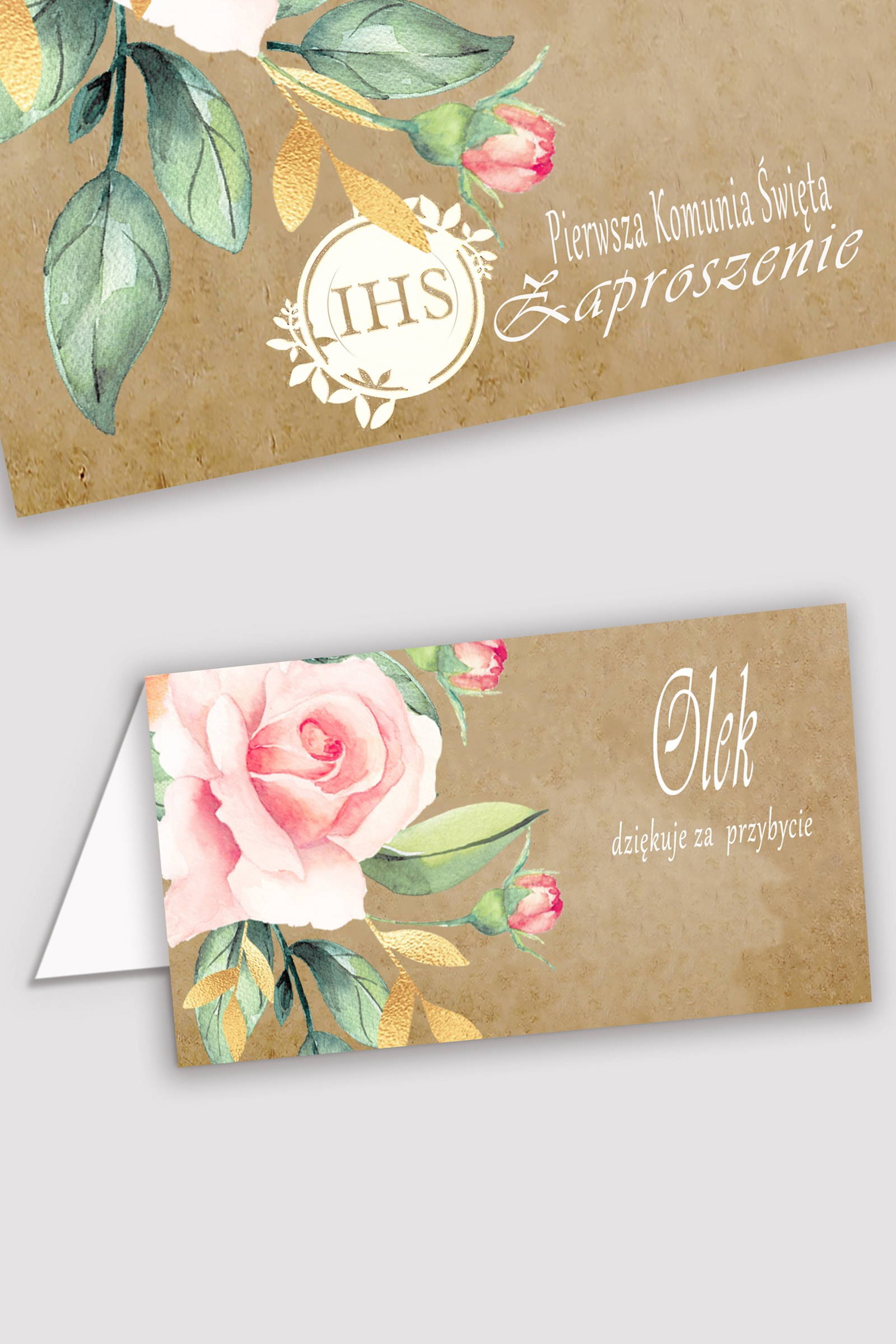 Personalized communion vignettes - Parchment bouquet Personalized communion vignettes - Parchment bouquet - obraz 0