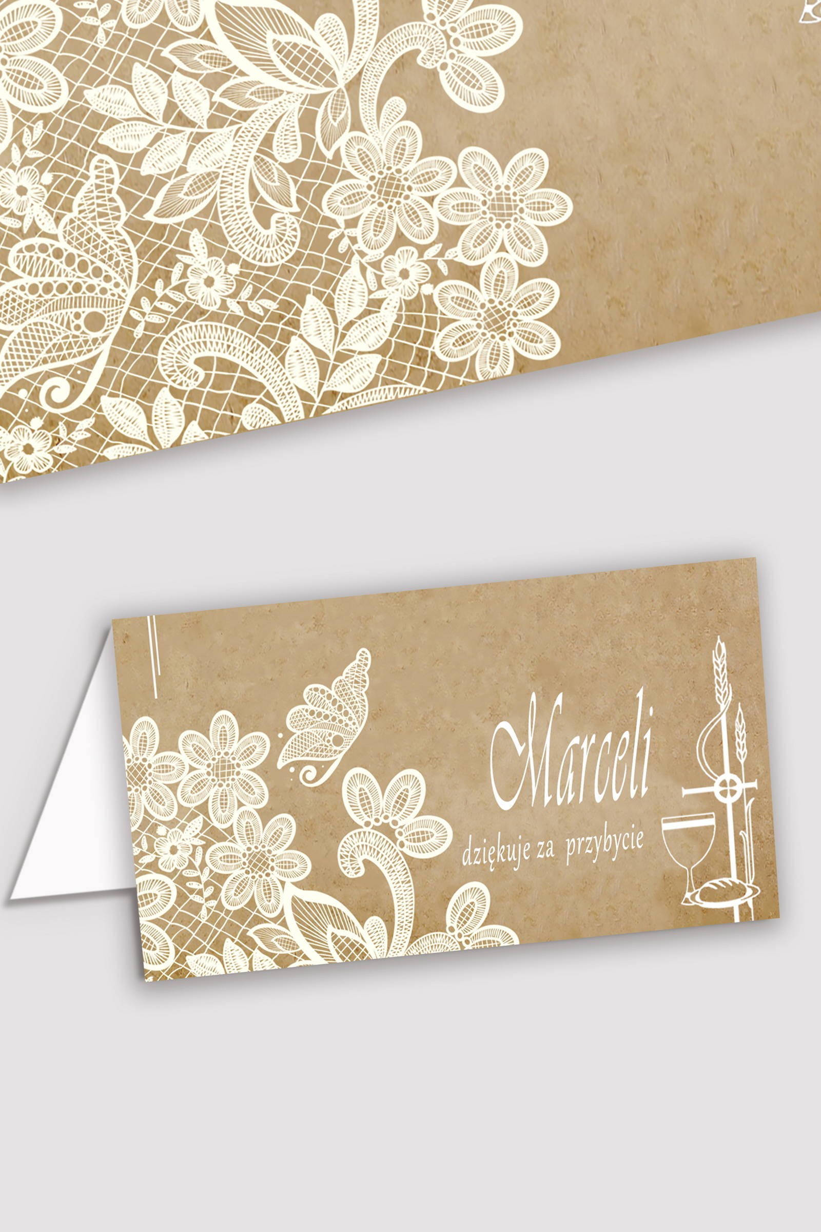 Personalized communion vignettes - Parchment butterfly Personalized communion vignettes - Parchment butterfly - obraz 0