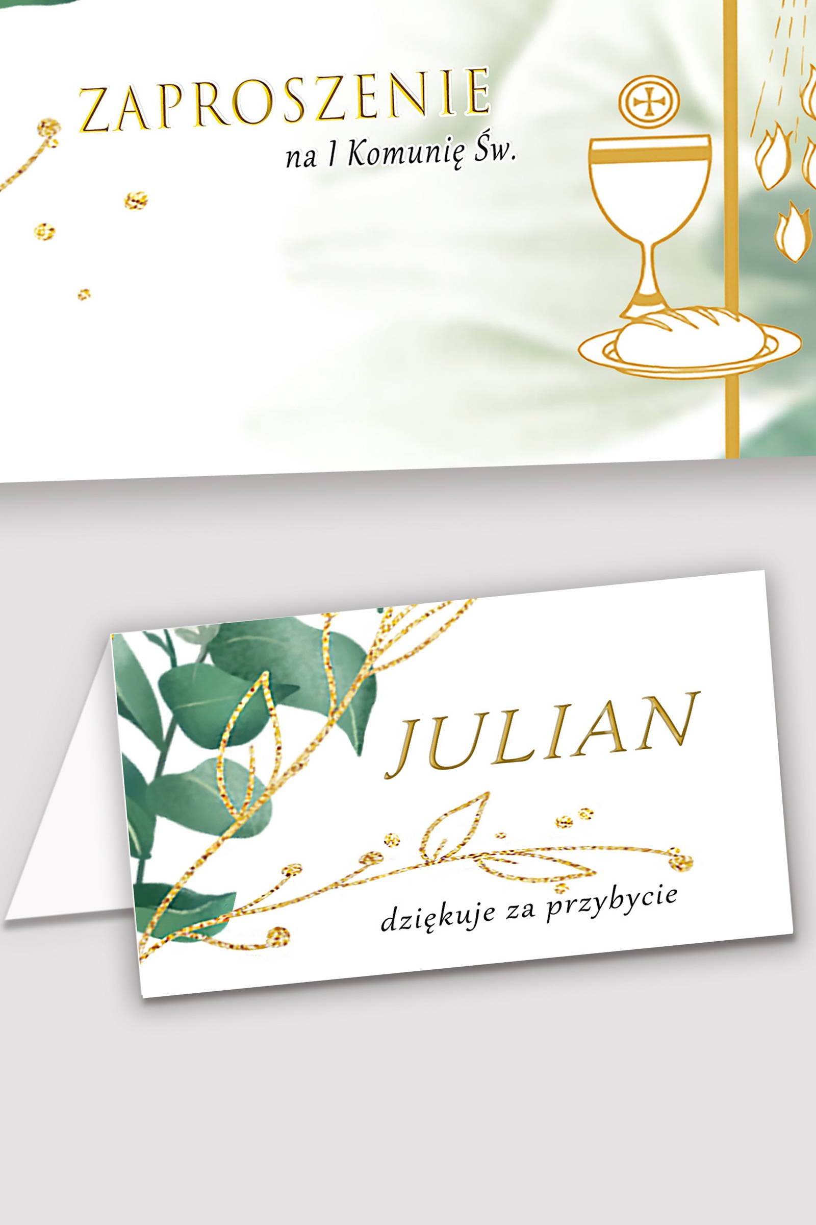 Personalized communion vignettes - White petal Personalized communion vignettes - White petal - obraz 0