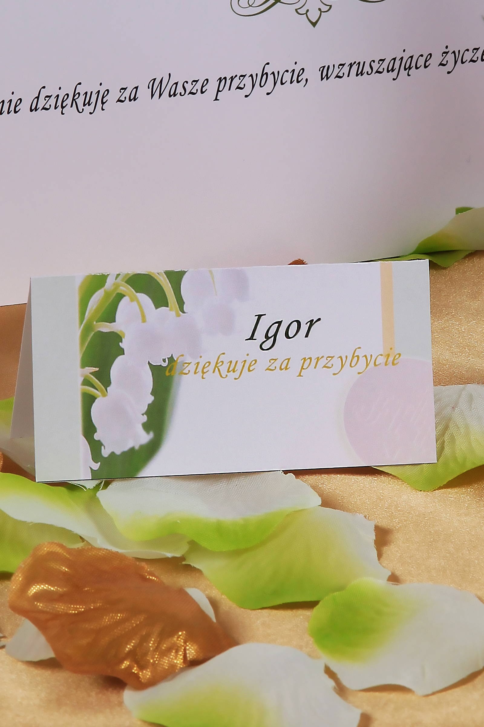 Personalized communion vignettes - Lily of the Valley - obraz 0