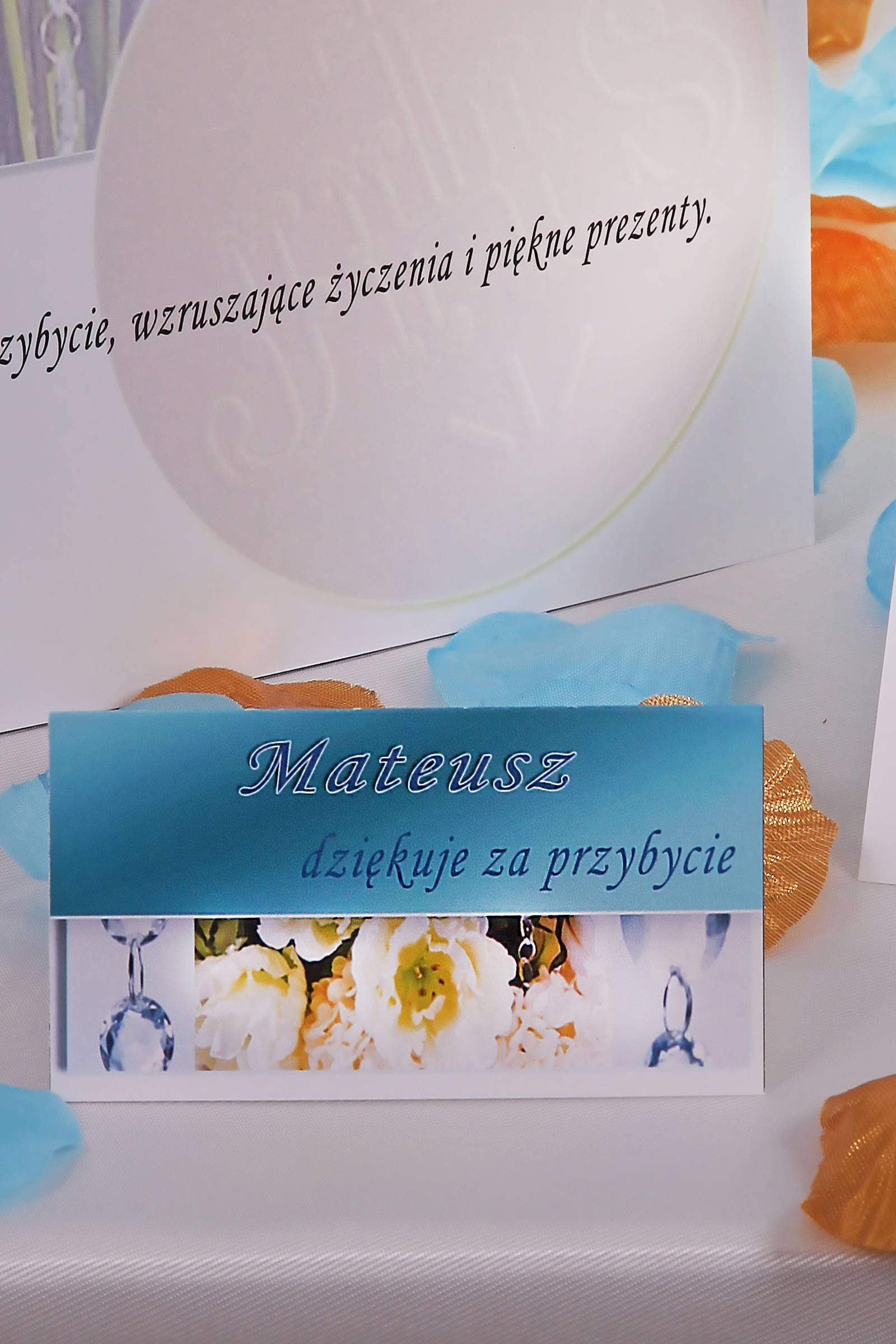 Personalized communion vignettes - Crystal blue - obraz 0
