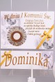 Personalized decorative communion set - Host - obraz 1