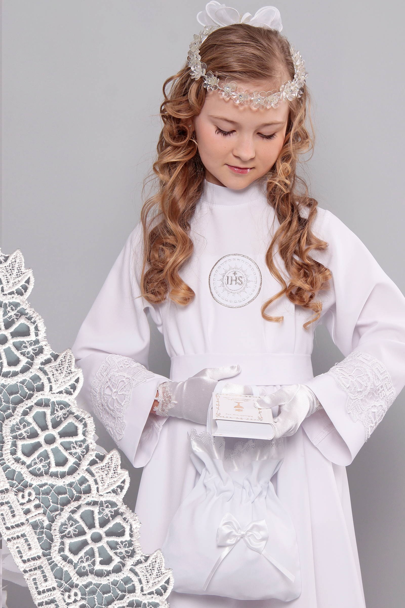 Communion Alba with guipure 14a/UK-R1 - obraz 0