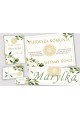 Personalized decorative communion set - White bouquet - obraz 1