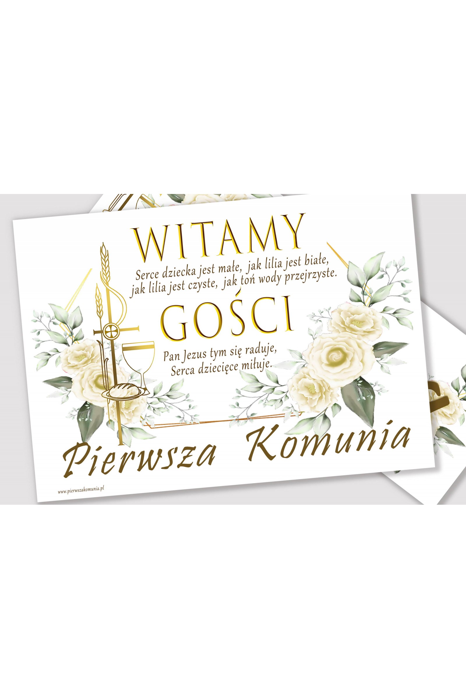 Personalized decorative communion set - Gracja - obraz 3
