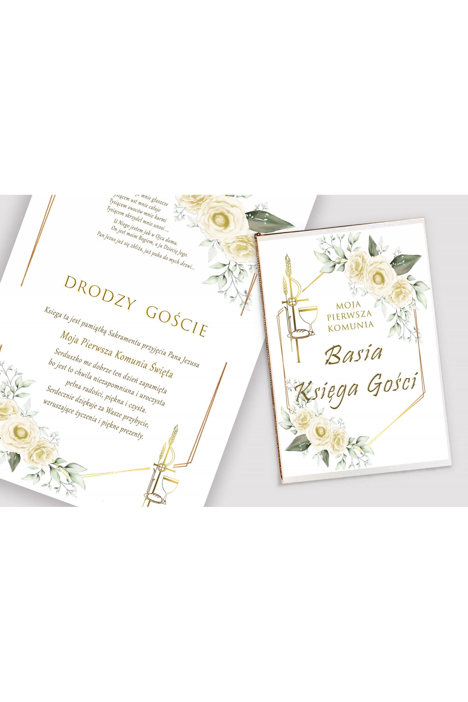 Personalized decorative communion set - Gracja Personalized decorative communion set - Gracja - obraz 4
