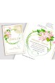 Personalized decorative communion set - Delicacy of lilies - obraz 4