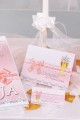 Personalized decorative communion set - Lace pink - obraz 5