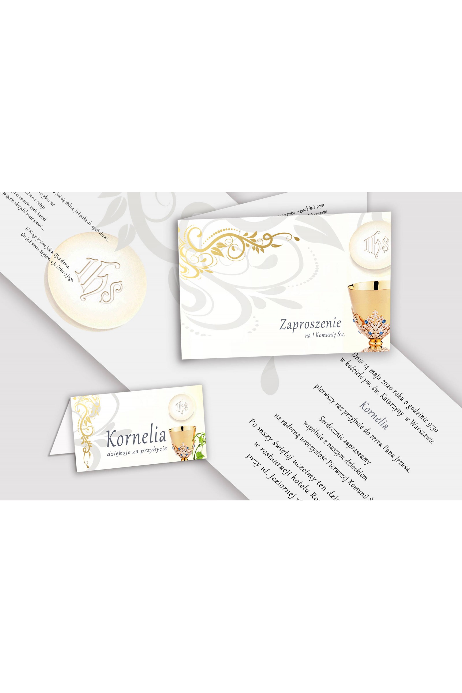 Personalized decorative communion set - Chalice Personalized decorative communion set - Chalice - obraz 5