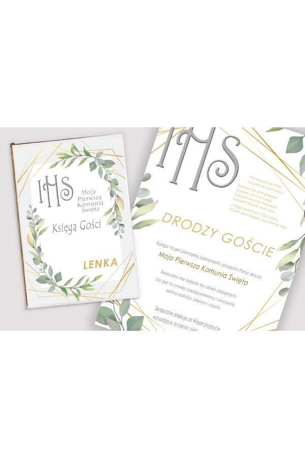 Personalized decorative communion set - Misty morning Personalized decorative communion set - Misty morning - obraz 4