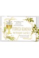 Personalized communion poster with name - Golden charms - obraz 2