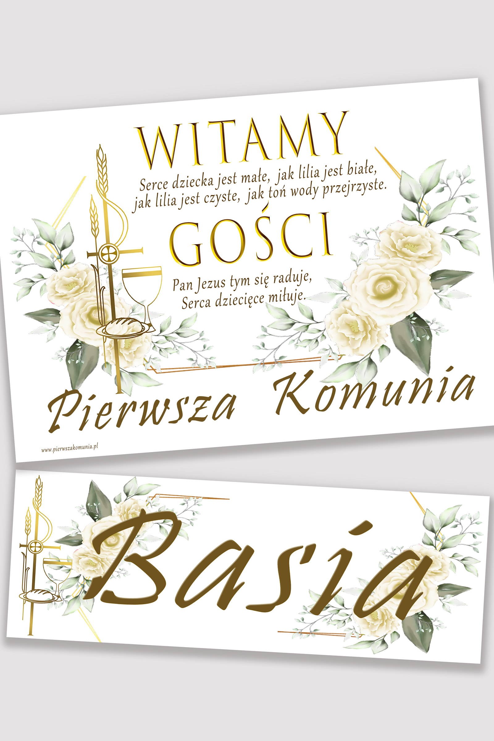 Personalized communion poster with name - Gracia Personalized communion poster with name - Gracia - obraz 0