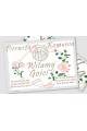 Personalized communion poster with name - Pink ribbon - obraz 2