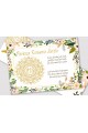 Personalized communion poster with name - Pastel poppies - obraz 2