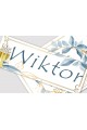Personalized communion poster with name - Gold with a touch of navy blue - obraz 1