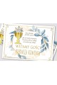 Personalized communion poster with name - Gold with a touch of navy blue - obraz 2
