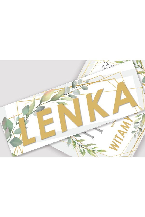 Personalized communion poster with name - Misty morning Personalized communion poster with name - Misty morning - obraz 1