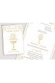 Personalized communion memorial book - Royal Gold - obraz 1