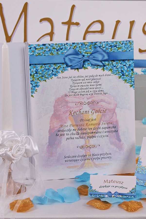 Personalized communion souvenir book - Unforgettable Personalized communion souvenir book - Unforgettable - obraz 1