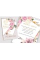 Personalized communion memorial book - Peony and rose - obraz 1