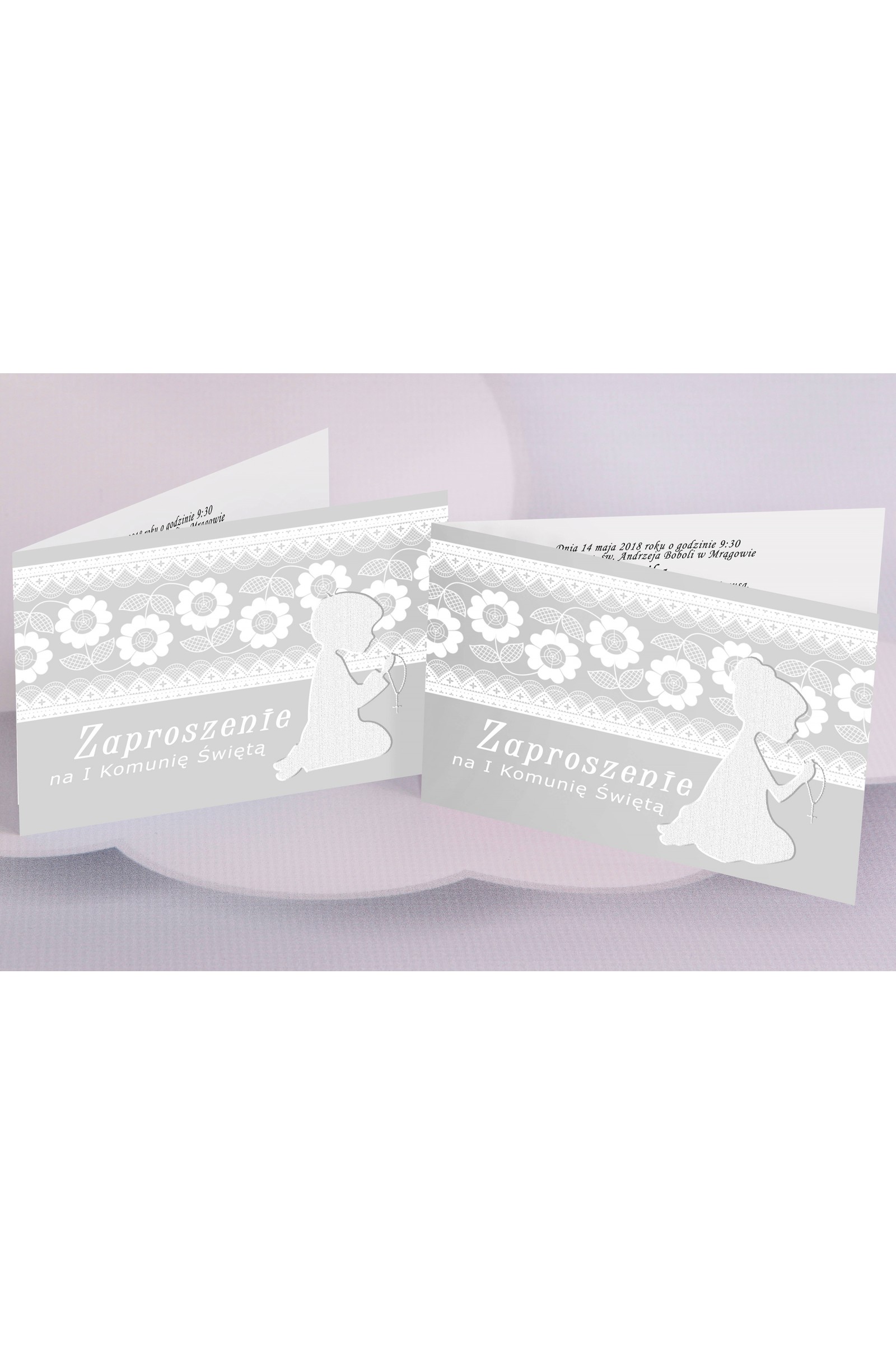 Personalized communion invitations popular - Children (1,2) Personalized communion invitations popular - Children (1,2) - obraz 1